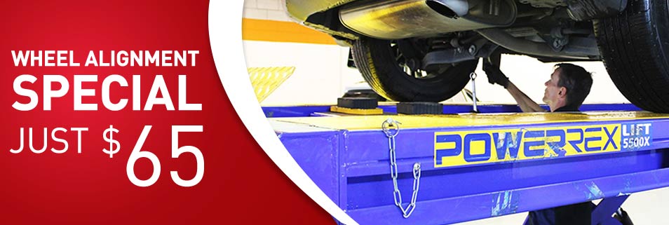 wheel alignment opening offer North Harbour