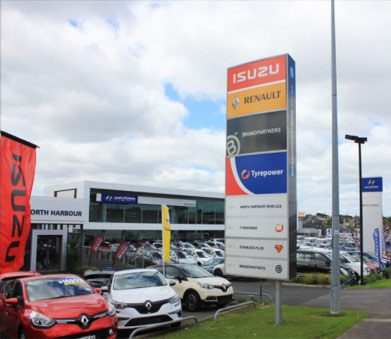 external signage North Harbour Tyrepower North Shore Auckland