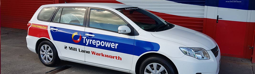 courtesy cars are available at Tyrepower Warkworth to keep you on the road