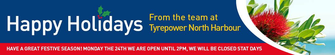 Tyrepower North Harbour Christmas opening hours 2018