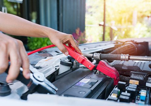 jump start a flat battery