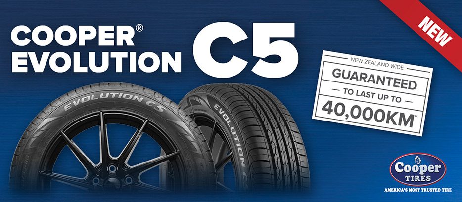 Cooper Evolution C5 Tyre guaranteed to last upto 40Km