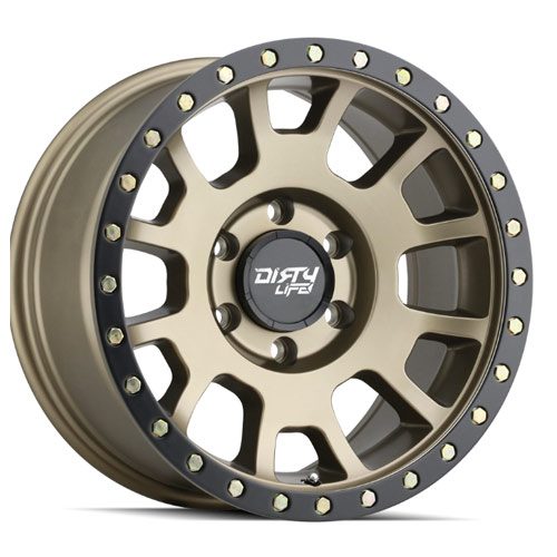 Dirty Life Scout Matt Gold with Black Lip Alloy Wheels