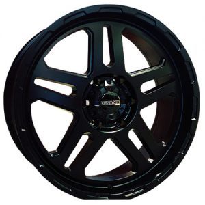 Dynamic bronx black alloy wheels