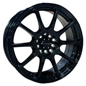Dynamic spy black alloy wheels