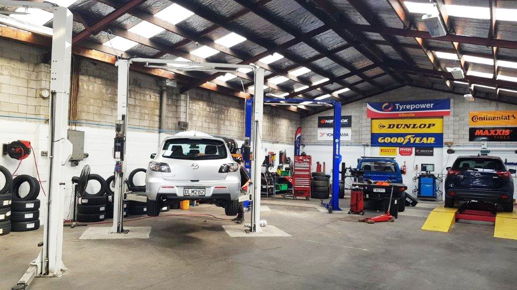 Ellerslie Tyre workshop