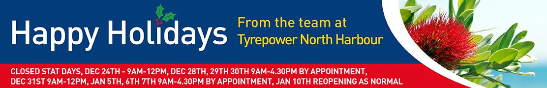 North Harbour Tyrepower Christmas opening hours 2021