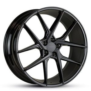 Orbit Helix Gloss Black Alloy Wheels