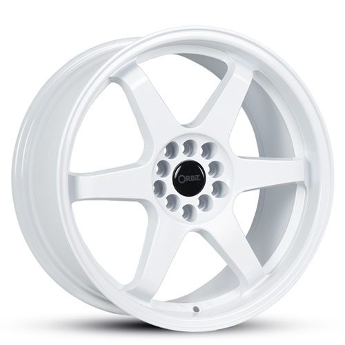 Orbit Kaman gloss white alloy wheels