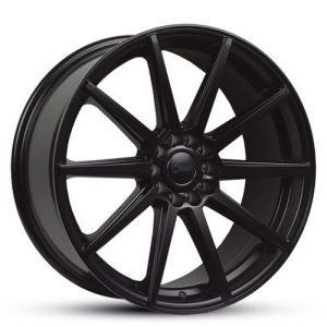 Orbit Raven Matt Black Alloy Wheels