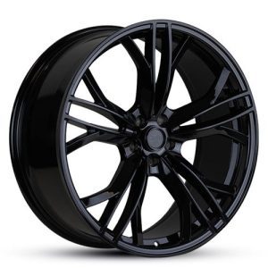 Orbit Wave Gloss Black Alloy Wheels