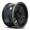 DTM Drac R3809 Black Satin Alloy Wheels 3