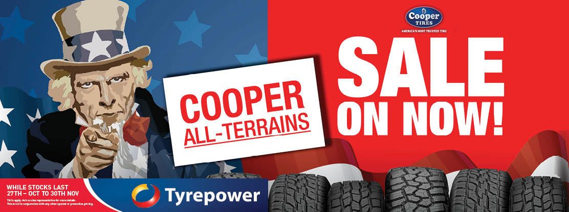 Sale now on Copper Tires All Terrain Tyres
