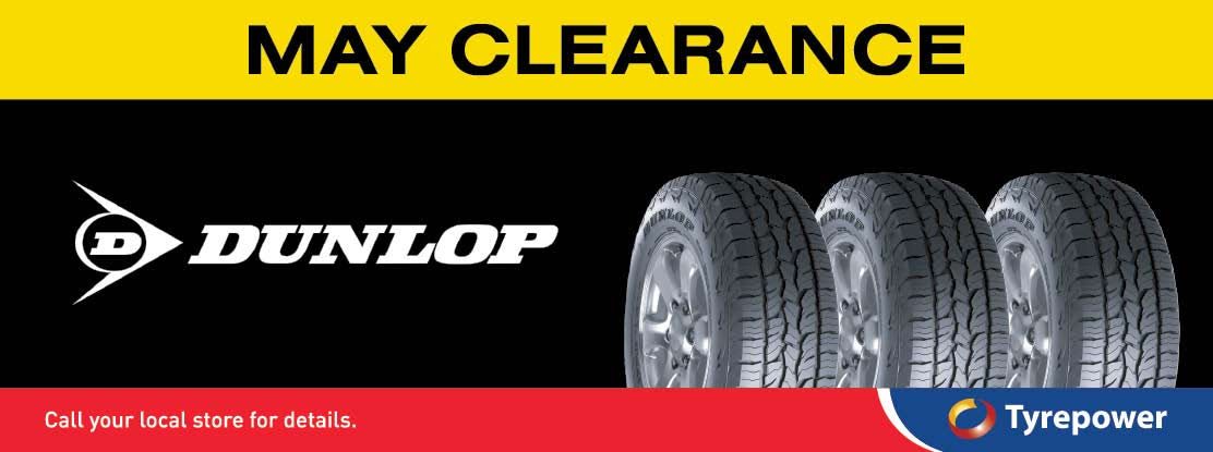 Dunlop May Clearance Tyre Sale