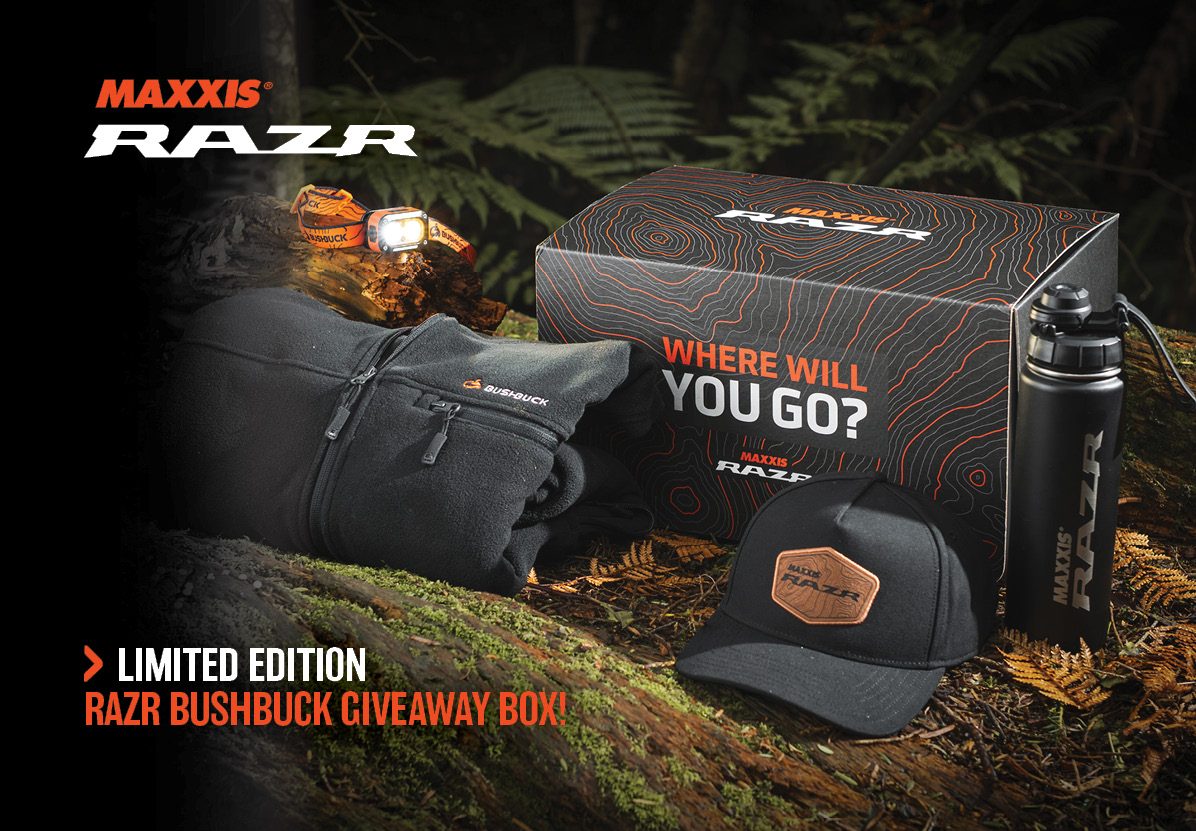 Maxxis Razr Free Buckbush Giveaway Box