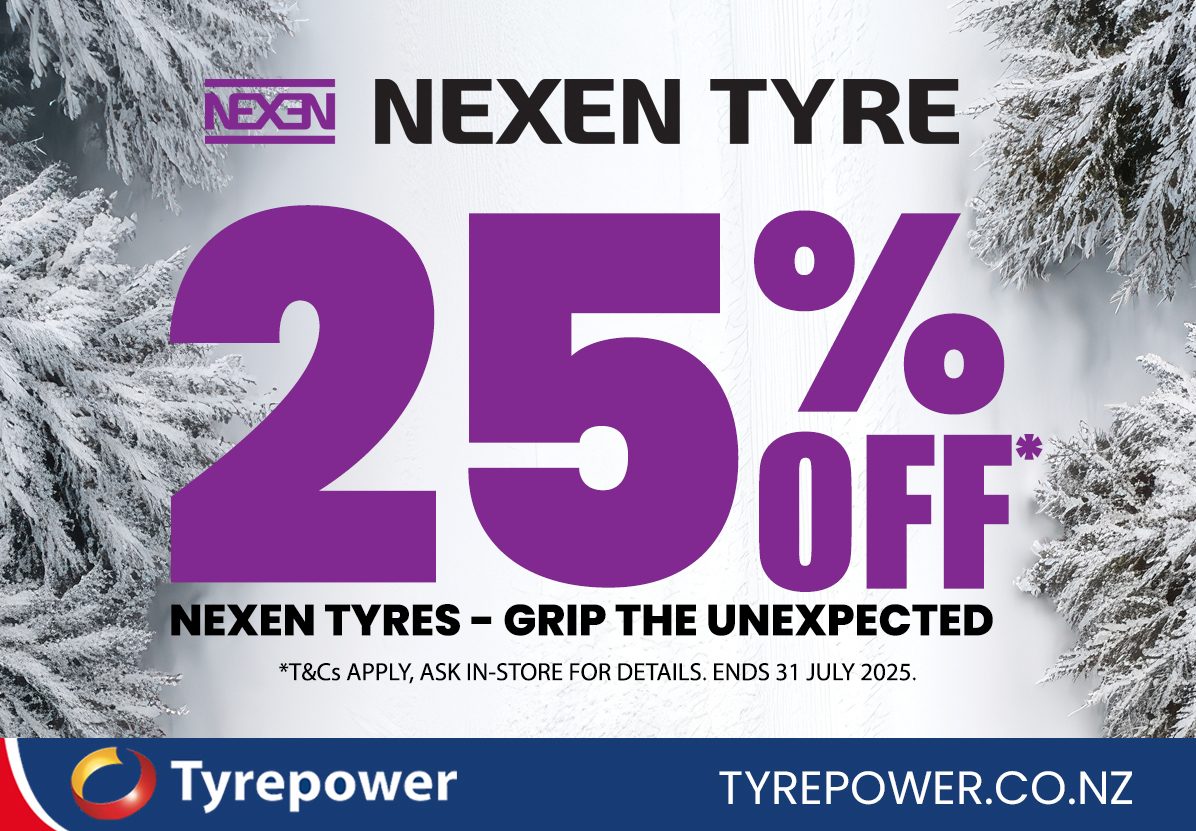 Get 25% off all Nexen Tyres this July at Tyrepower
