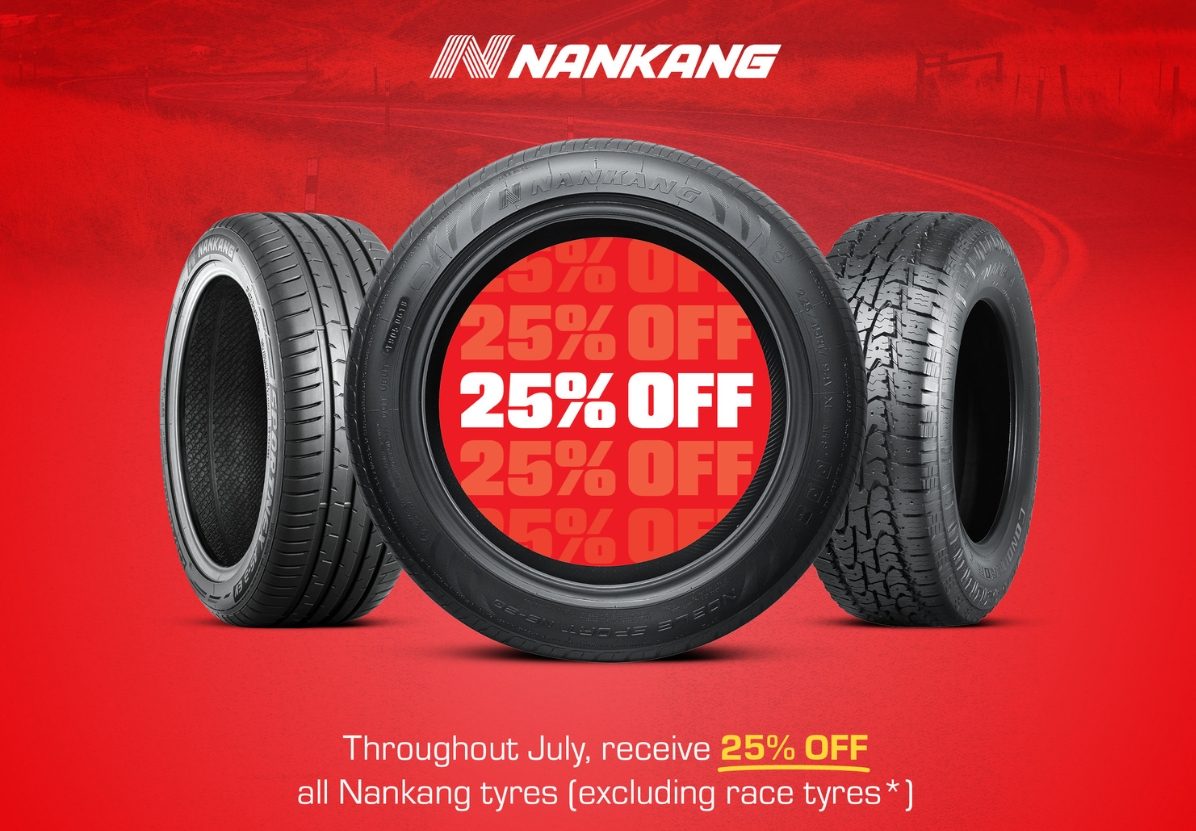 Get 25% off All Nankang Tyres* this July at Tyrepower (excludes race tyres)