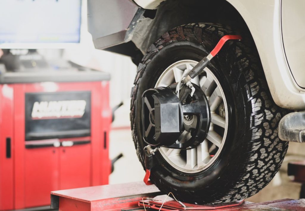 get your wheels aligned