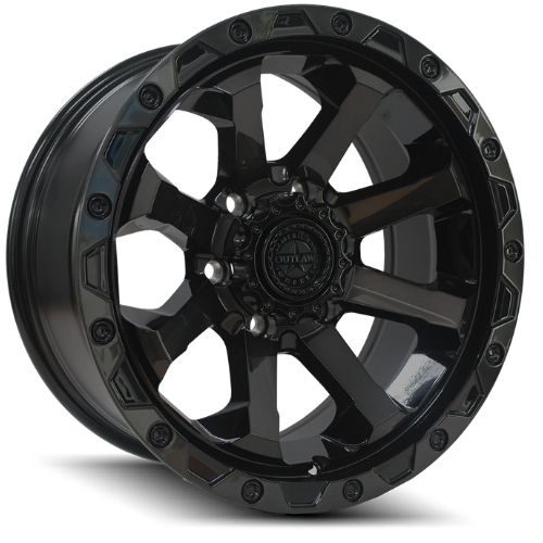 Black Alloy wheel Mag wheel