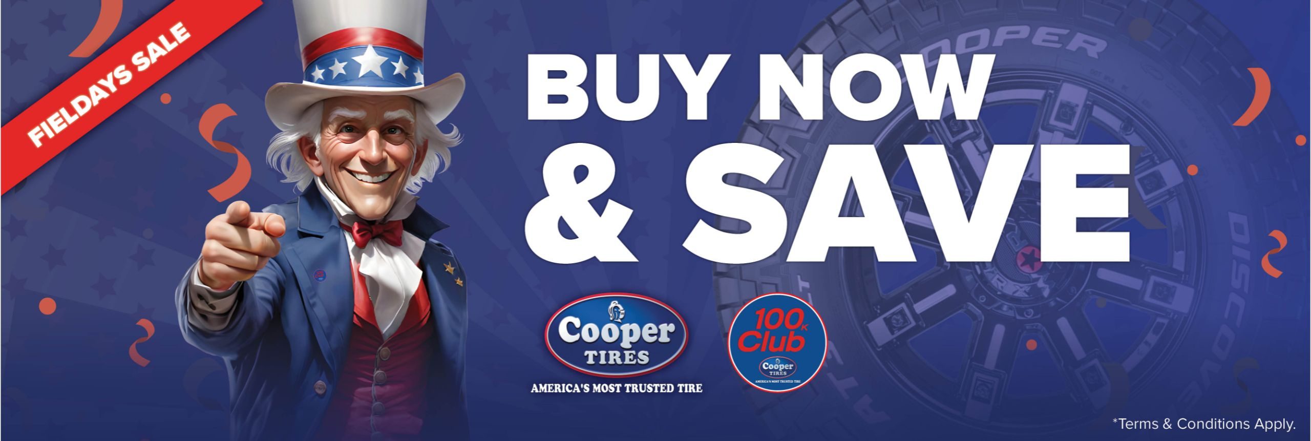 Cooper Tires Fieldays Sale at Tyrepower