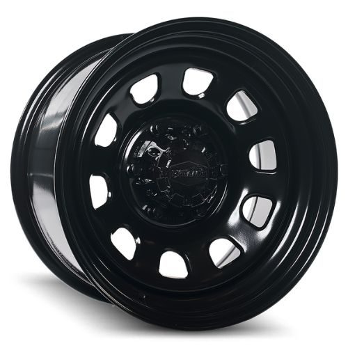 Dynamic Steel D-Hole Black Wheels